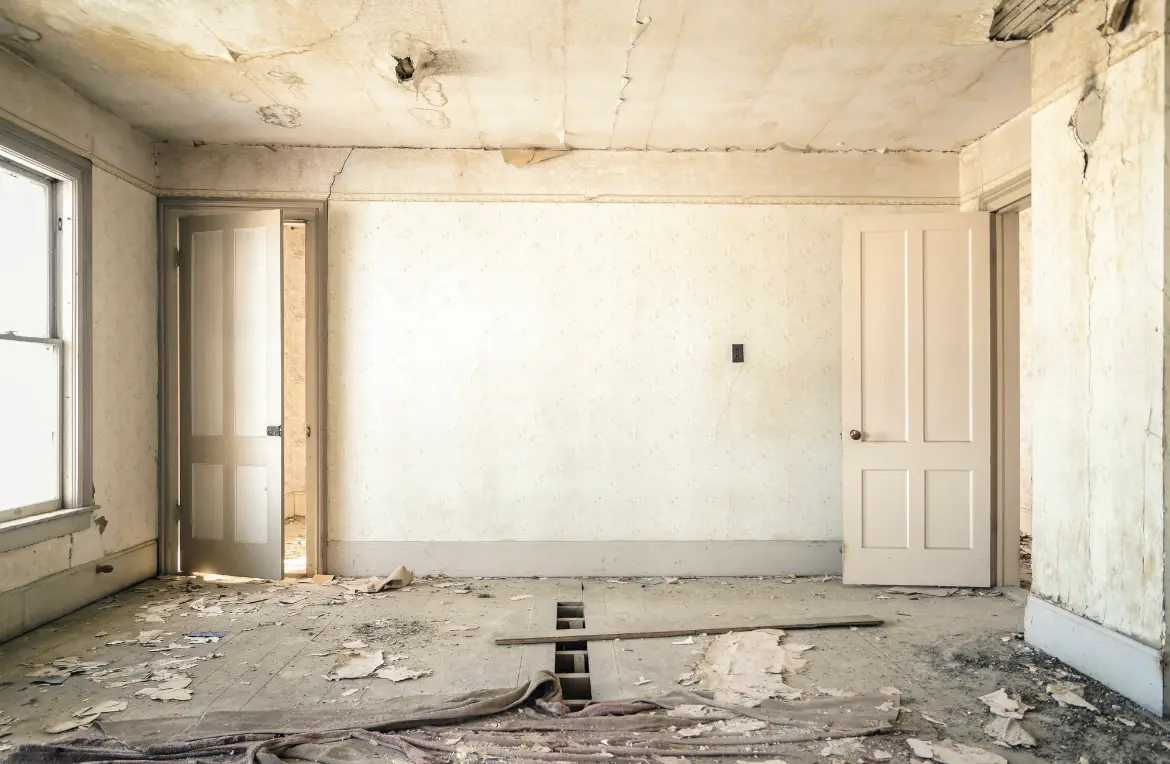 Waste disposal crew managing a cleanout project in Suncoast Estates